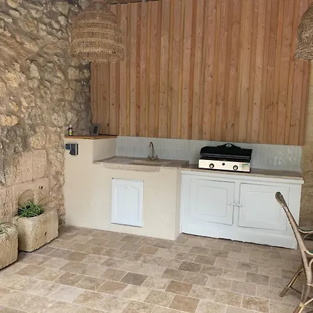 ヴィラ Beautiful Stone House With Pool Salleboeuf